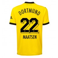 Borussia Dortmund Ian Maatsen #22 Hjemmebanetrøje 2023-24 Kortærmet